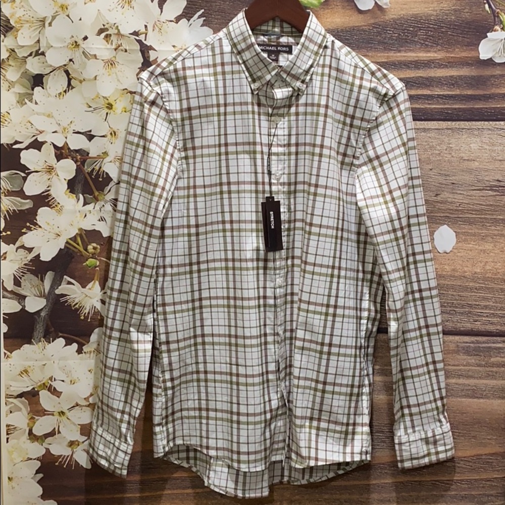 NWT MICHAEL KORS Men’s Dress Shirt